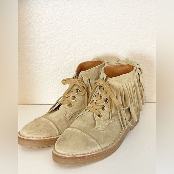 Madewell x Daryl K suede fringe boots. 8.5 - Picture 2 of 8